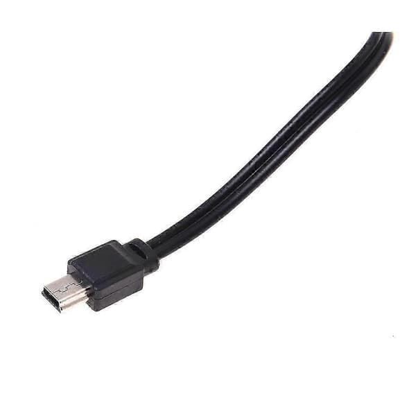 3,5 mm Aux USB2.0 Han Mini 5 Pin USB Bærbar Højttaler Lydkabel J2