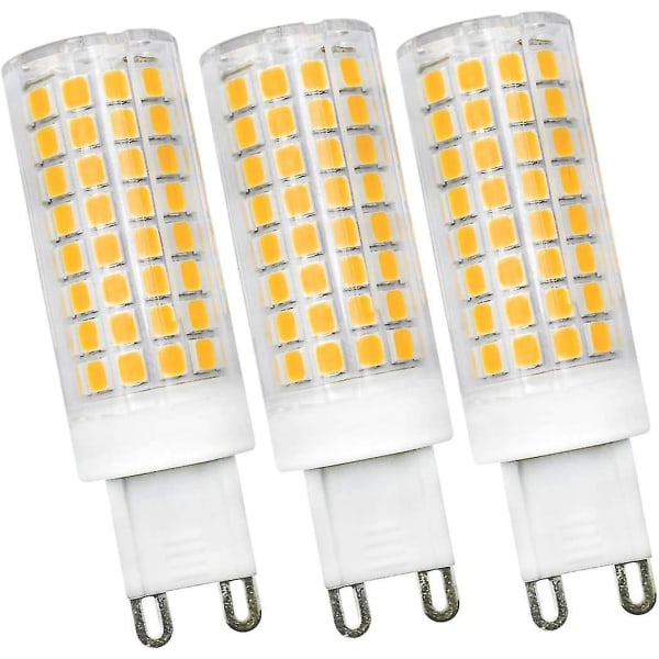 Dimbar G9 Bi-pin Led-lampa 9w Halogenlampa Ekvivalent Varmvit 3000k Ac 220v-240v Gäller Kristalllampa/ljuskrona/hembelysning -
