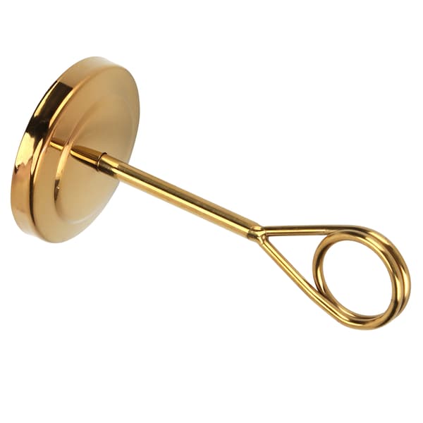 Rustfrit stål, rustfast, holdbar, blegemiddelbestandig, let billedklips til hotelrestaurant, 10,5 cm, guld
