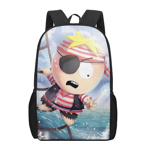 South-park 16 tuuman 3d Print Lasten koululaukut Ortopedinen reppu-26 26