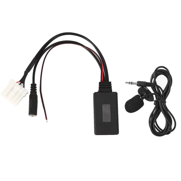 AUXin Bil Bluetooth 5.0 Adapter med Mikrofon for Mazda 2 3 5 6 RX8