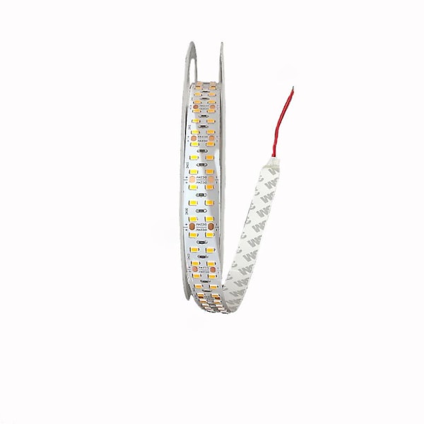 24v Varmvit Led Strip 3000k, 15m Vattentät Ip67 Dubbelrad Led 2835 Smd Strip Ljus För Kök