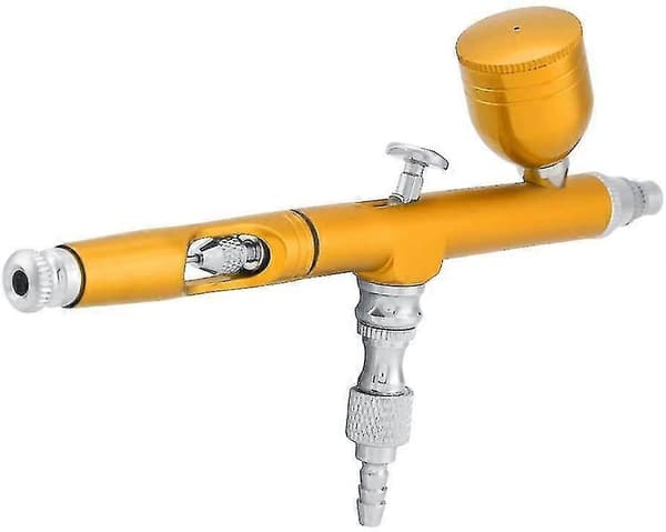 Airbrush Kit, Multifunktionell Gravity Sprayset 7cc Kapacitet 0.3mm Spray Kit Verktyg 1