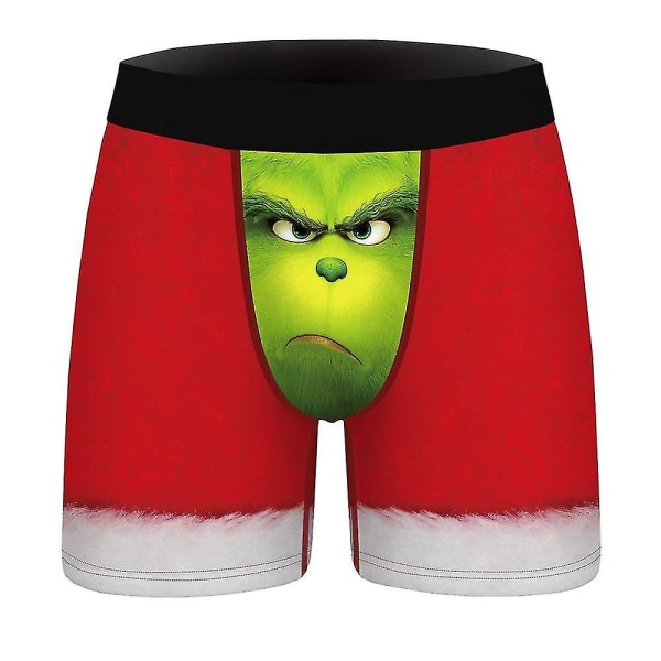 Christmas Men Novelty Boxers Undertøy Underbukser C L