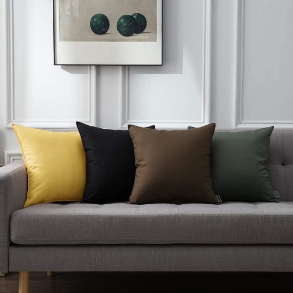 Pakkauksessa 2 koristeellista ulkotyynynpäällistä puutarhatyynynpäällinen Dark Orange