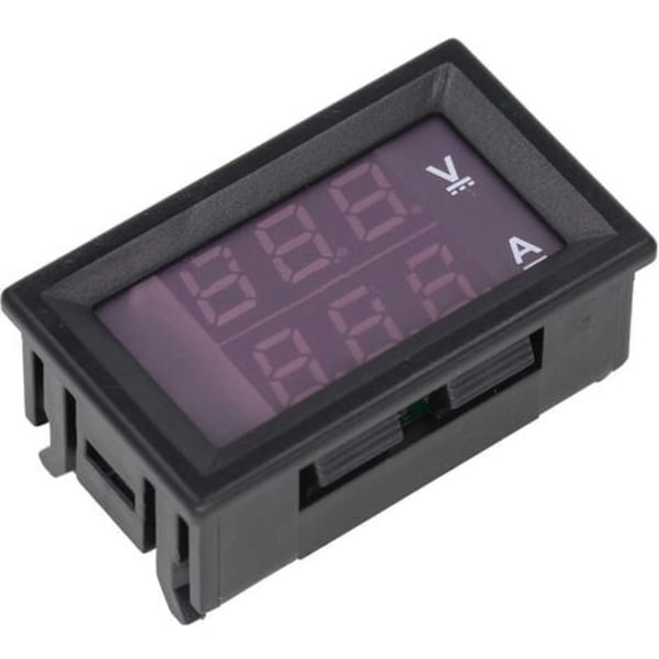 DC0-100V LED DC dobbelt display digital strøm og digital voltmeter, 1A, rød + rød