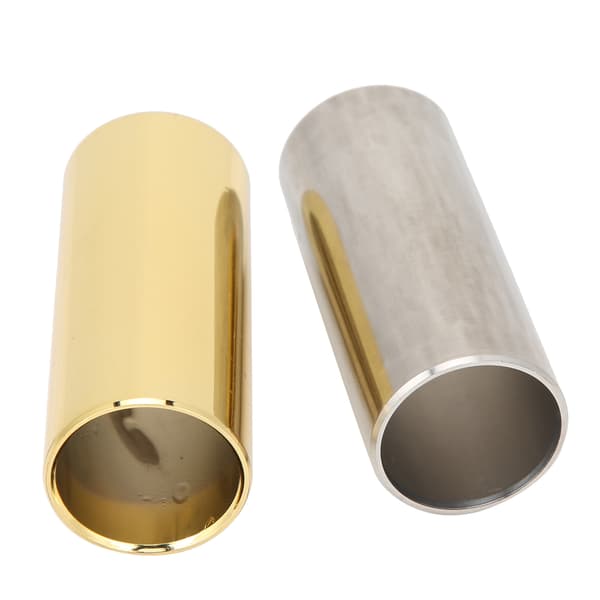 2 stk. Metal Guitar Slide Sæt til Elektrisk Bas Banjo Ukulele Tilbehør M02232