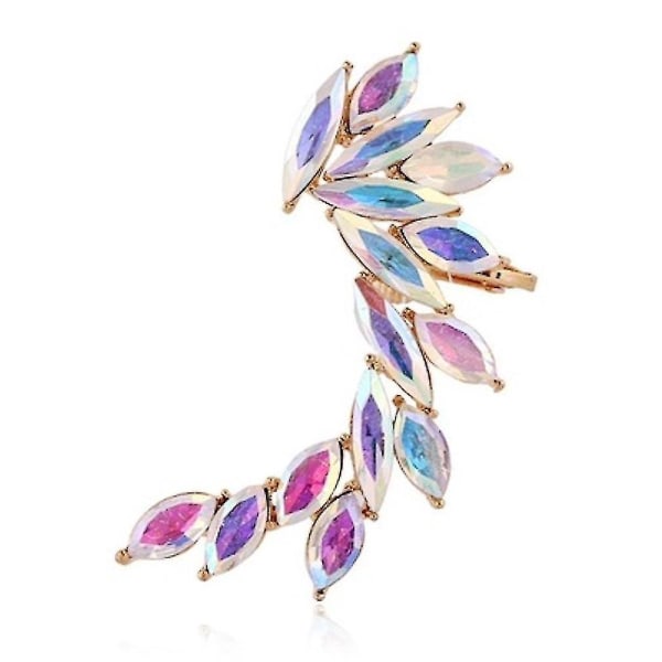 legering Diamond Ear Clip färgglada örhängen öron smycken