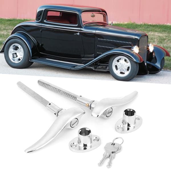 Rustfritt stål Ford 3-vindus Coupe 1932 1934 Utvendige dørhåndtak