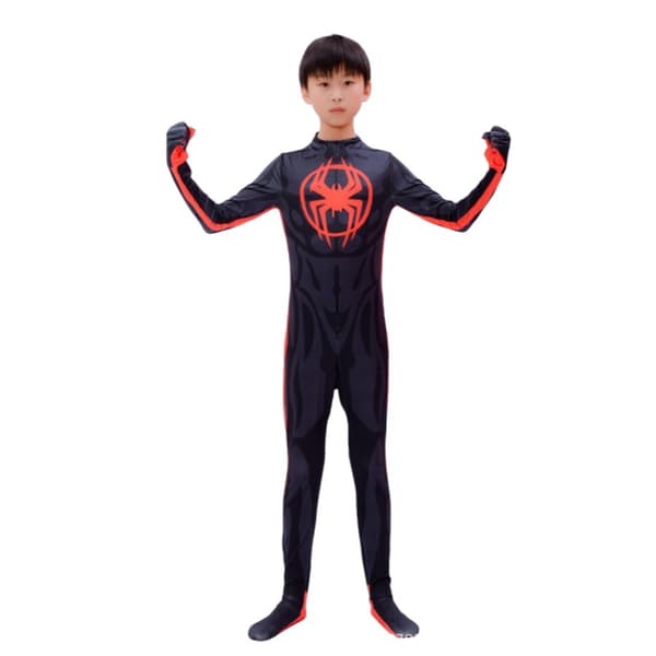 Spider-Man Strømpebukser Heroic Expedition Voksen Cosplay Kostume - Parallel Universe 2 Miles 110CM