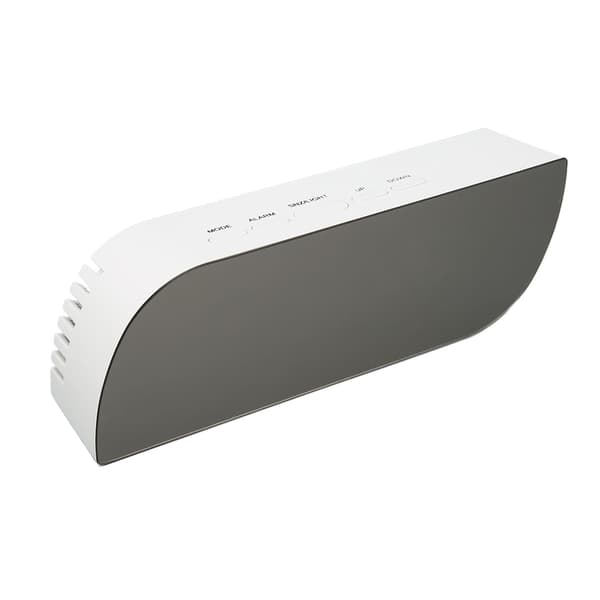Spegelväckarklocka Multifunktionell LED Digital Spegelväckarklocka för Sovrum Nattduksbord
