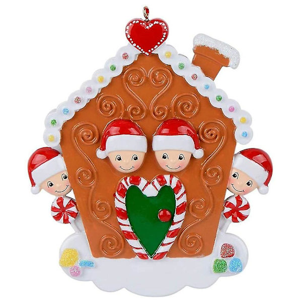 Julgransprydnad heminredning Family of 4