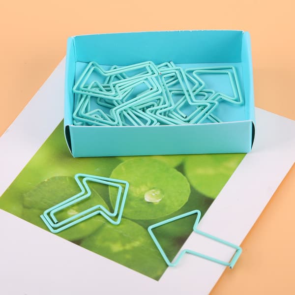 Pilformade gem - Set med 12, ljusblå