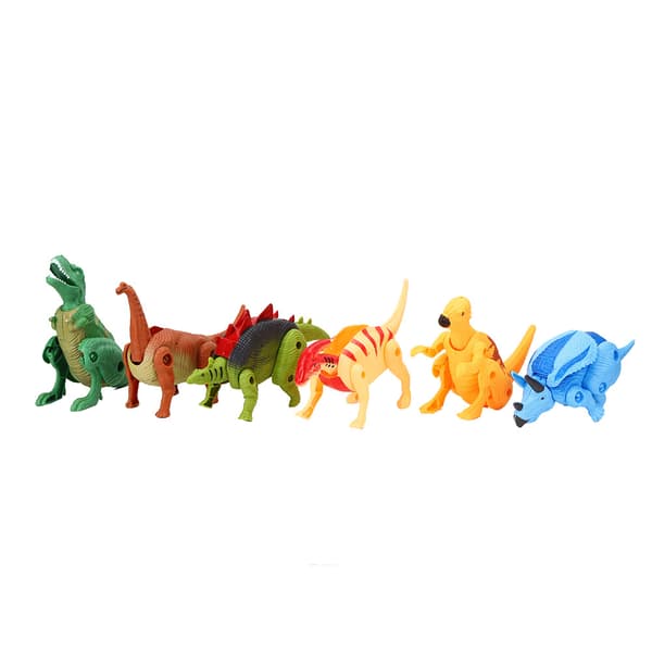 6 stk dinosaur egg svært realistiske transformerende dinosaurleker for barn