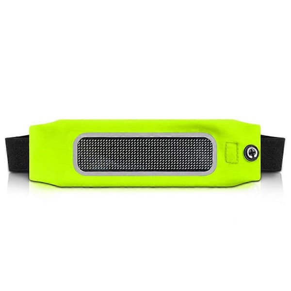 Multifunktionell utomhussport midjeväska LED Bluetooth-kontroll vattentäta mobiltelefonfickor stöder dynamiska mönster Black