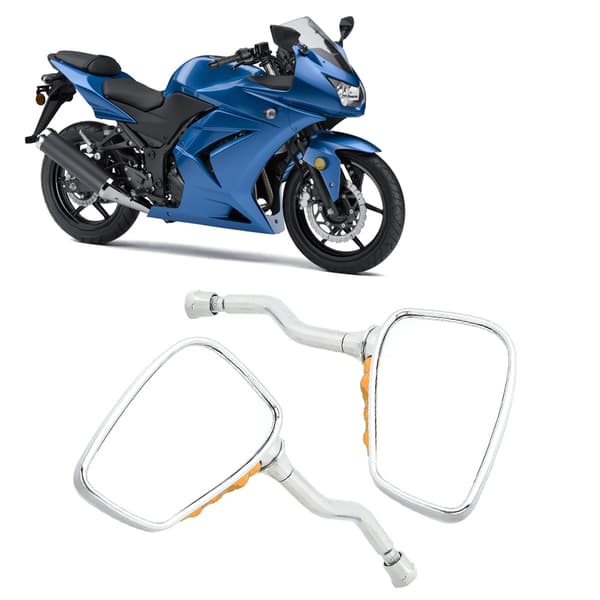 2 st Motorcykel Skelett Klo Hand Backspeglar Sidospeglar Universal
