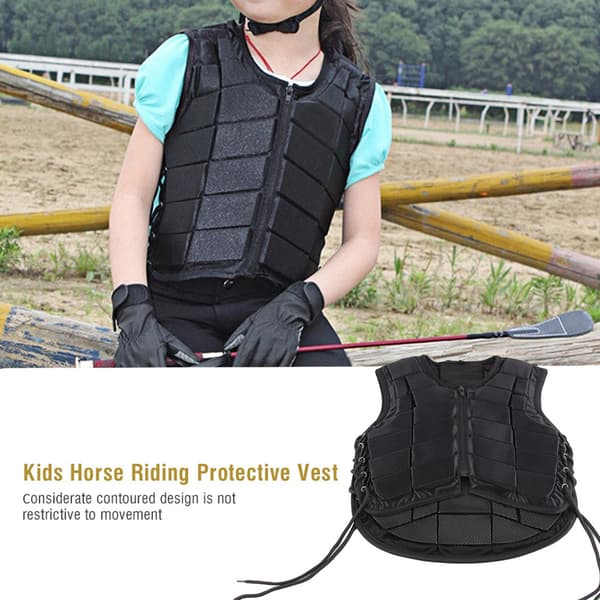 Beskyttende ridevest for barn