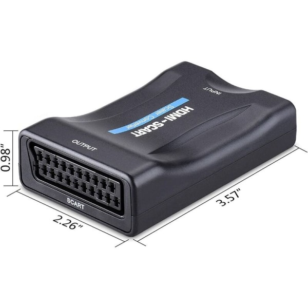 Scart till HDMI-hemomvandlare (power (färglåda)) för verktygsrum