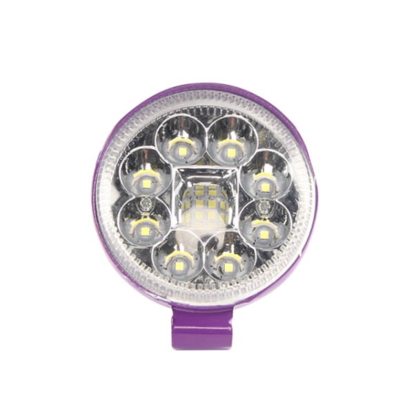 LED-spotlight, tre-tommers rund LED-motorsykkel-hovedlys Super Bright spotlight Motorsykkel LED-spotlight med bryter Wate