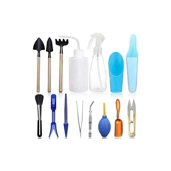 15 st Planteringsverktyg, Suckulent Transplantation Tool Kit, Mini Trädgård Plantering Verktyg