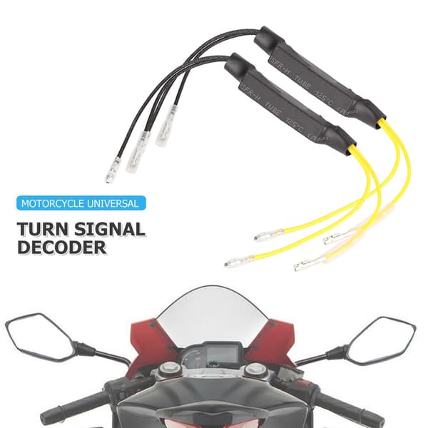 21W LED Indikator Motstand Blinklys Dekoder Motorsykkel Par