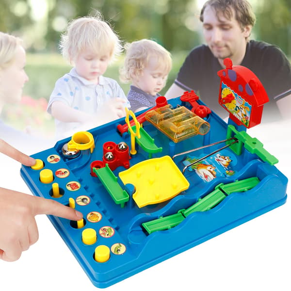 Bærbart Mini Vannpark Labyrint Bordspill for Voksne og Barn