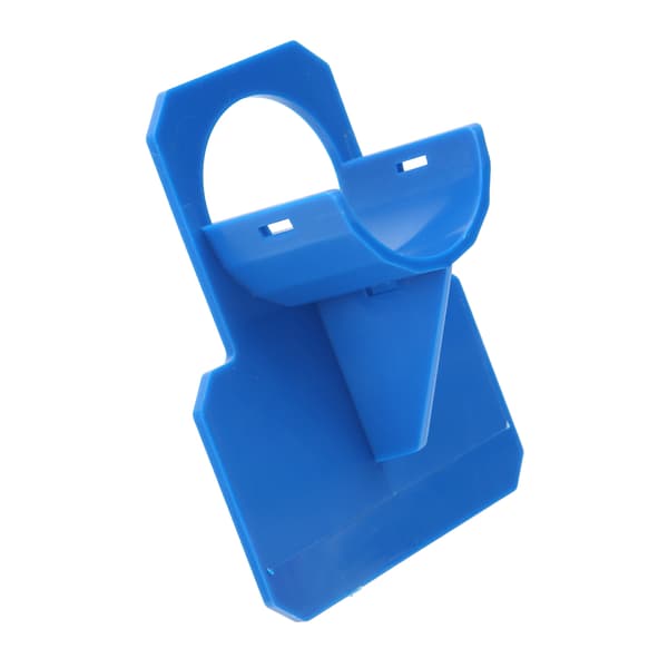 Poolrörhållare, teknisk plast, vattenrörsstöd, fästesset, utloppsrör, blå