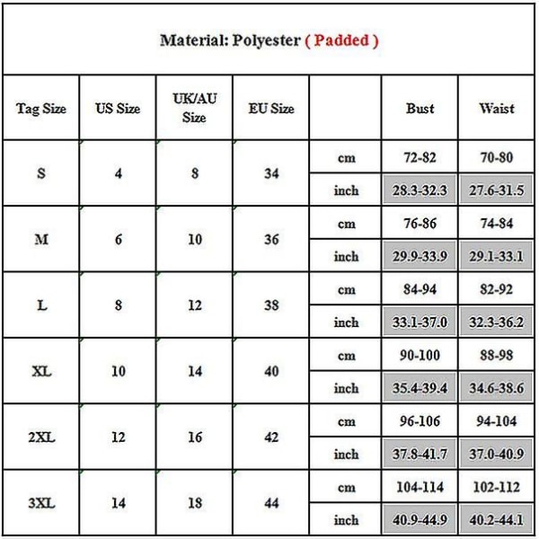 Naisten set, pehmustetut rintaliivit Push Up -uimapuku Light Grey Yellow M
