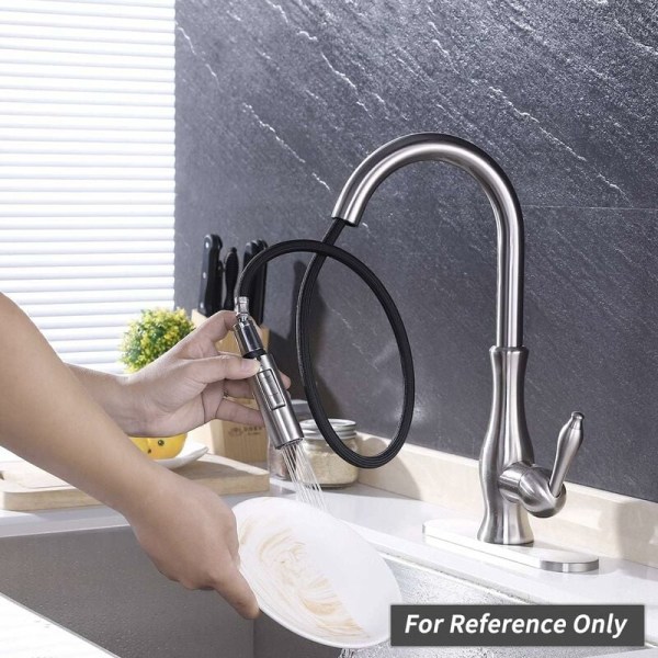 Køkkenvask Brusehoved Udtrækkelig vandhane Udskiftning Køkkenhane Spraydyse
