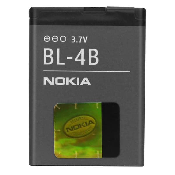 Original 700mAh Li-ion batteri kompatibelt med 2630 Model BL-4B, grå Grå