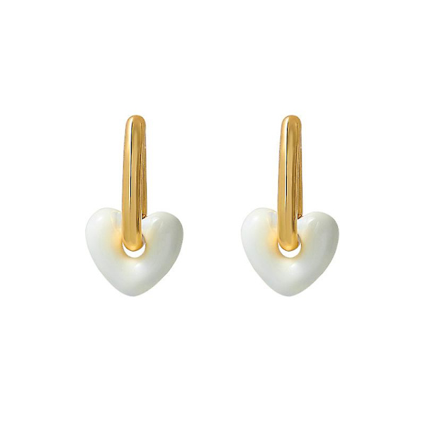 Örhänge Vintage Heart Stud Modesmycken Ac7165 C167