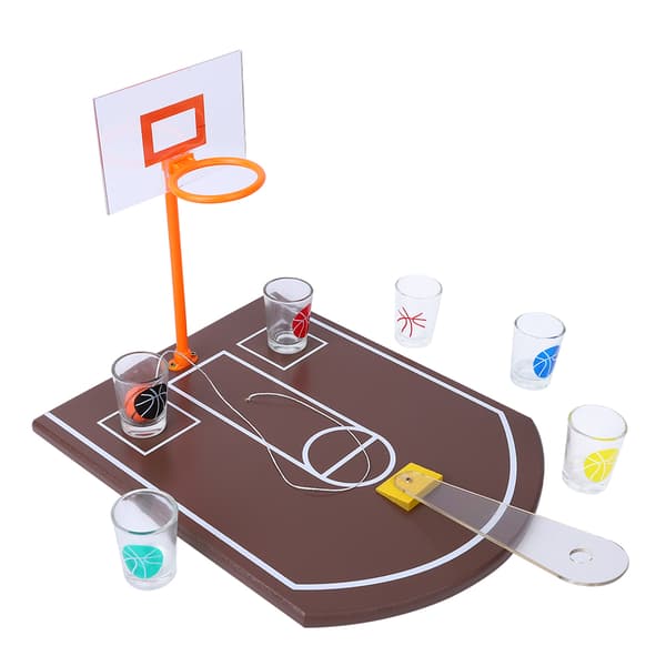 Akryl Bordsbasket Drickspel Mini Brädspel Bar Party Underhållning