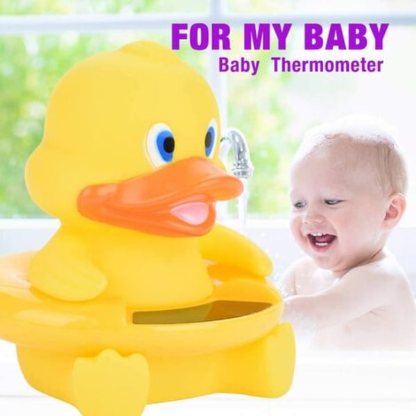 Styles- baby kylpylämpömittari, kelluva söpö eläinlämpötilanäyttö, kylpylelu (keltainen ankka)