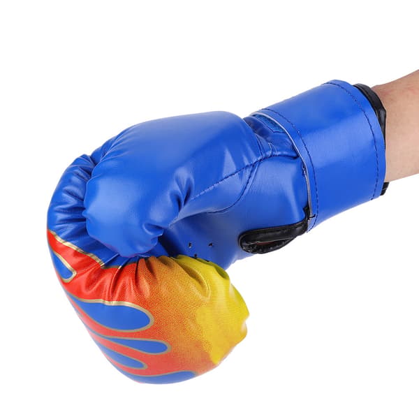 Blå boksinghansker for barn til Muay Thai, Sparring, Kickboksing og Grappling
