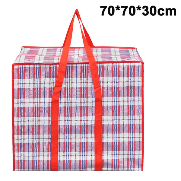 Stor opbevaringstaske (sæt af 1) med holdbar lynlås, organiseringstaske, flyttetaske, vandtæt, bæretaske, campingtaske til tøj, sengetøj, Com