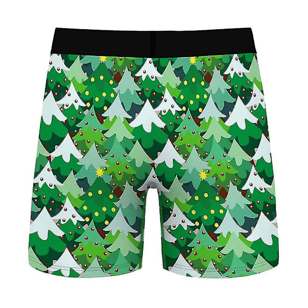 Jouluiset Bokserit Shortsit Alushousut Miesten Joustavat Alushousut E XL