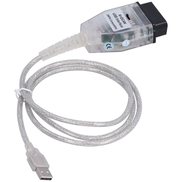 1224V OBD-kabeladapter med strømafbryder til K+CAN K+DCAN bildiagnoseværktøj