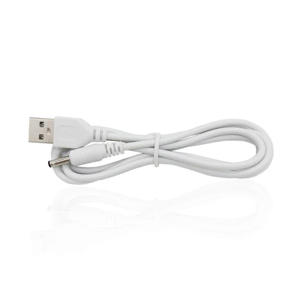 USB til DC strømkabel 1,2 m erstatningsoplader til Flawless Pedi med hurtig USB-opladning