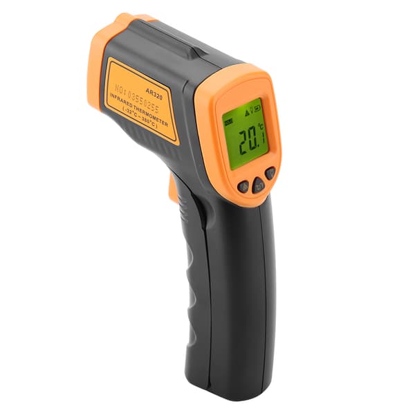 Smart Sensor AR320 Berøringsfri LCD-skjerm Laser Digital Infrarød Termometer