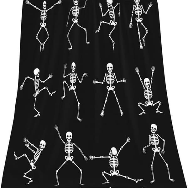100CM x 130CM Halloween-tæppe, perfekt til sofafester og senge-2