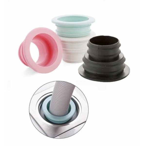 Tetningsplugg for dreneringsrør, 4 stk. deodoranttetningsring, universal tetningsplugg, tetningsplugg for dreneringsrør (3,8 - 4 stk.