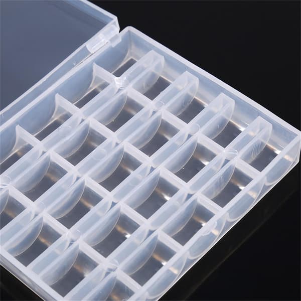 Plastspoler Organizer Opbevaringsboks til 25 symaskinspoler