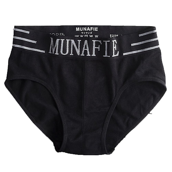 Miesten Munafie Brief Comfort Pehmeät Alusvaatteet Alushousut Stringit Black