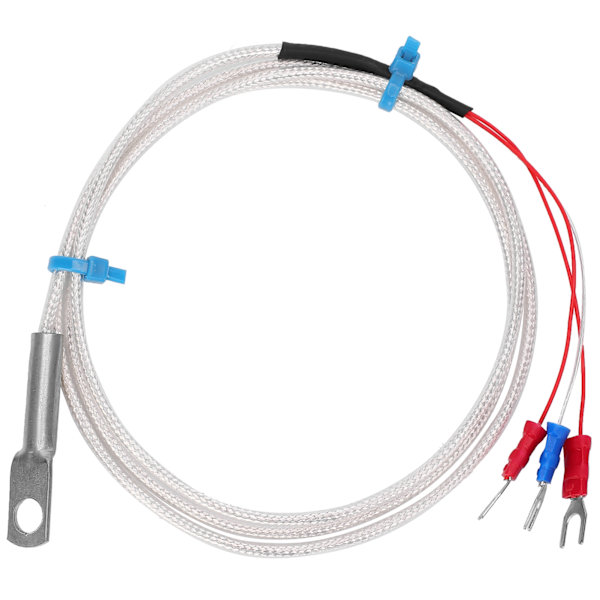 PT100 Termistor Temperatursensor Sond 3m Runt Hål Patch Typ Noggrann Mätning
