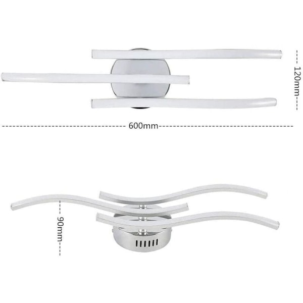 Trevågsljus 18W Varmvit Trevågstakljus Enkel 18W 1600 Lumen integrerad LED,