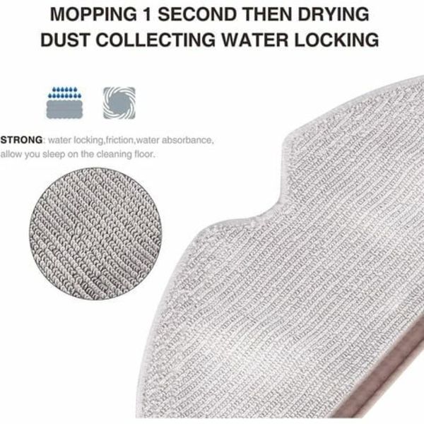 Rengjøringsklut for Xiaomi Roborock S5 MAX S50 S55 S6 S6 MAXV støvsuger, Xiaomi støvsuger erstatningstilbehør
