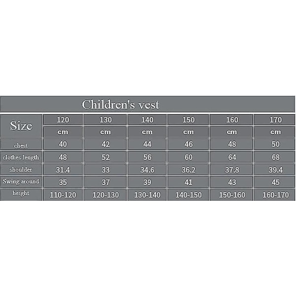 Opvarmet vest, Unisex opvarmet tøj til børn 170cm Yellow