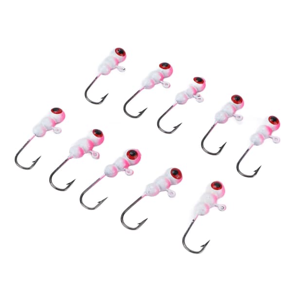 10 stk. modhager Isfiske Jigs Vinter Jigging Lokkemad Mini Krog String Tilbehør