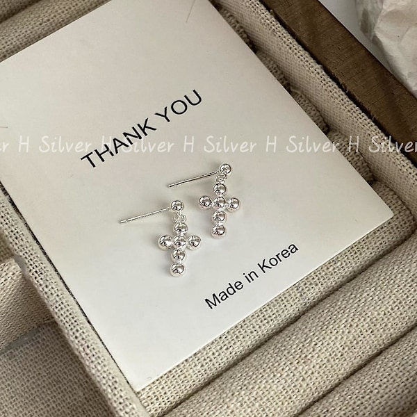Ørering Cross Sølv Modesmykker Ac5173