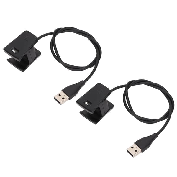 2 st Smartwatch Laddare USB-kabel Dockningsadapter för Fitbit Charge 2